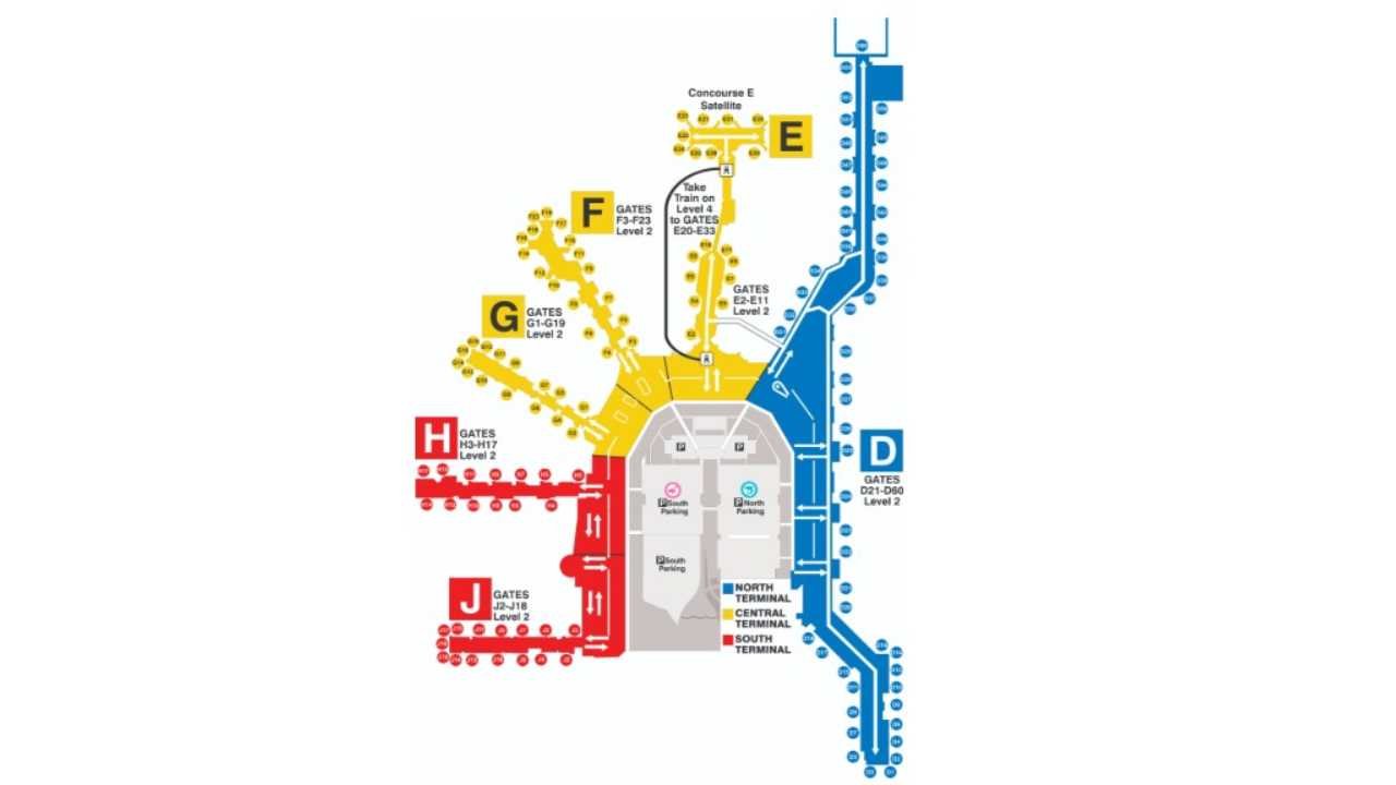 Miami International Airport (MIA) Map